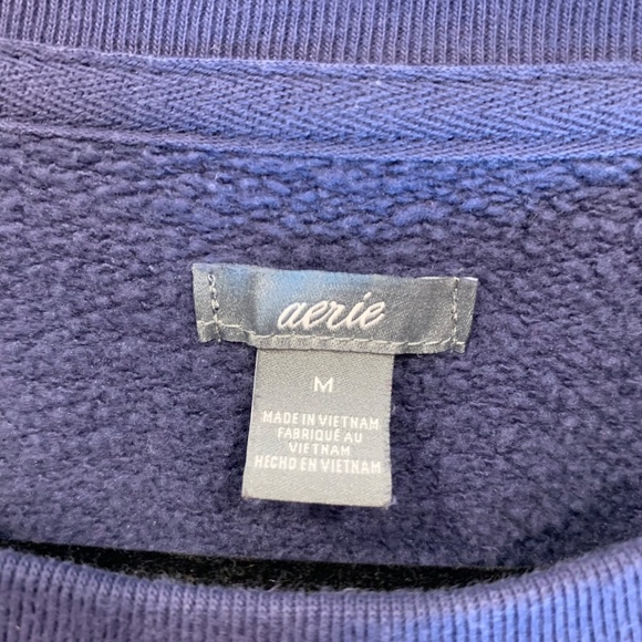 Aerie – Women’s Cotton Sweatshirt with Puff Sleeves - Medium - Picture 4 of 7